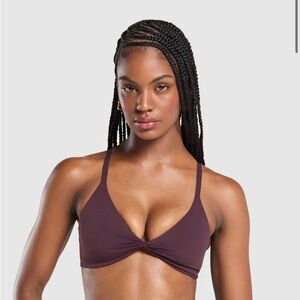 Gymshark Purple Twist Front Bralette